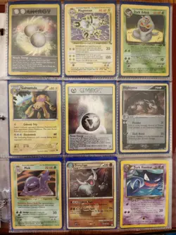 Pokemon Vintage Binder Collection 162 Card Lot Holo Rare Neo Destiny Rocket Gym - Image 3
