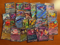Pokemon Card EX and V Lot, Japanese and English, 30 Cards - Image 1