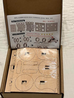 Commander EDH Command Zone Tray with Life Counter Wooden Compatible with MTG-New - Image 2