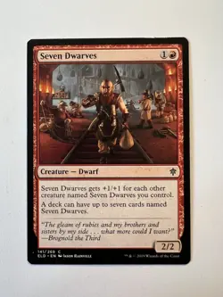 Seven Dwarves - MTG Throne of Eldraine - NM - Image 1