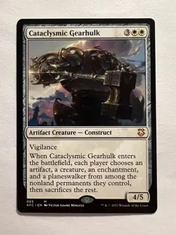 Cataclysmic Gearhulk - MTG Adventures In The Forgotten Realms: Commander - NM - Image 1