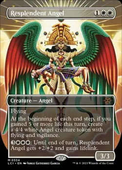 1x Resplendent Angel ~~ Borderless NM-Mint, English The Lost Caverns of Ixalan M - Image 1