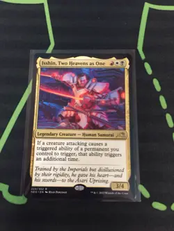 MTG Magic The Gathering Isshin, Two Heavens As One NEO Samurai Mardu Commander - Image 1