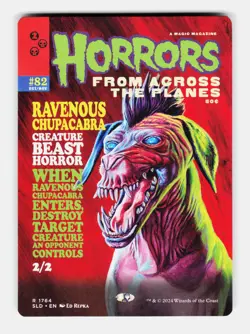 MTG: Ravenous Chupacabra () | Secret Lair Drop Series 1764 NM - Image 1