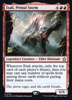 1 x Etali, Primal Storm - Foil - Prerelease Promo - Foundations - NM-Mint - MTG - Image 1