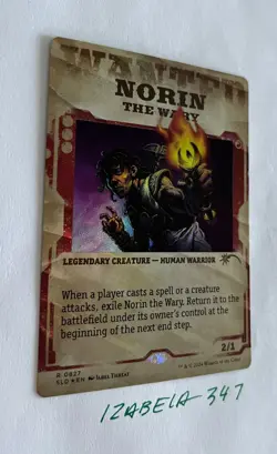 MTG Norin the Wary - FOIL - Secret Lair Drop #0827 NM/M Unplayed - Image 2