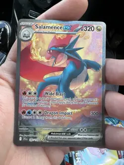 Pokemon TCG Salamence ex 187/159 Journey Together SV9 pack fresh mint - Image 2