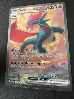 Pokemon TCG Salamence ex 187/159 Journey Together SV9 pack fresh mint - Image 4