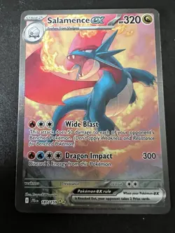 Pokemon TCG Salamence ex 187/159 Journey Together SV9 pack fresh mint - Image 5