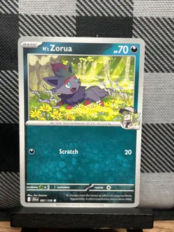 Pokemon TCG: N's Zorua 97/159, Journey Together - Image 1