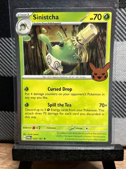 Pokemon TCG: Sinistcha 22/167, 2024 Trick Or Trade _ HOLO - Image 1