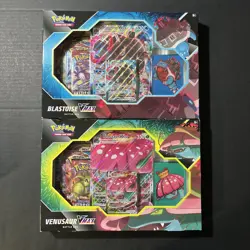Pokemon TCG Venusaur & Blastoise VMAX Battle Box set of 2 Factory Sealed 820650808456 - Image 1