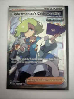 Pokemon TCG Ciphermaniac's Codebreaking Full Art 198/162 S&V Temporal Forces - Image 1