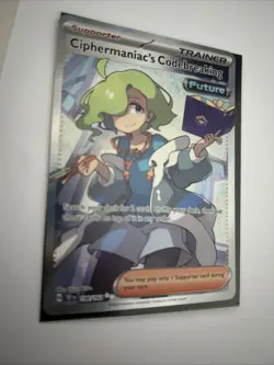 Pokemon TCG Ciphermaniac's Codebreaking Full Art 198/162 S&V Temporal Forces - Image 3