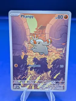Phanpy - 205/191 Surging Sparks Illustration Rare Pokemon Free Shipping! - Image 1