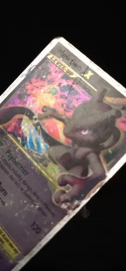 Pokemon Mewtwo LV.X DP28 Diamond and Pearl Holo Damaged - Image 3