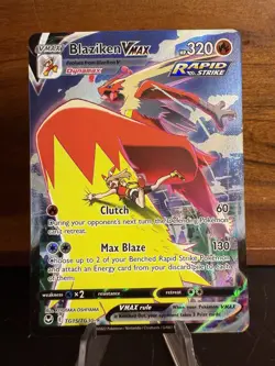 Pokemon TCG: Sword & Shield - Silver Tempest: Blaziken VMAX TG15/TG30 Ultra Rare - Image 1