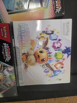 Pokemon S&V Prismatic Evolutions ETB and New Sealed Surprise Box and Poster - Image 2