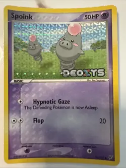 SPOINK 76/107 EX DEOXYS REVERSE HOLO STAMPED POKEMON TCG 2005 LP - Image 1