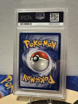 Pokemon TCG PSA 8 2000 Black Star Promo Psyduck Pokemon League - Image 2