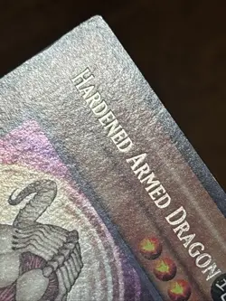 Hardened Armed Dragon RGBT-EN083 Raging Battle-Unlimited Secret Rare LP - Image 2