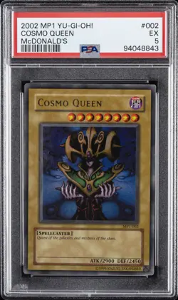 2002 YU-GI-OH! MCDONALD'S MCDONALD'S #002 COSMO QUEEN PSA 5 - Image 1