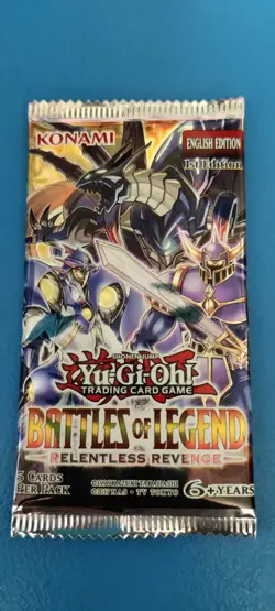 Yu-Gi-Oh Battles of Legend Relentless Revenge Booster Pack 1st Edition Sealed - Image 2