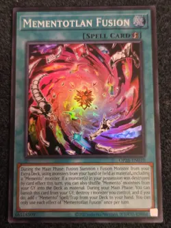 YuGiOh Mementotlan Fusion Super OP28-EN010 NM OTS Pack - Image 1