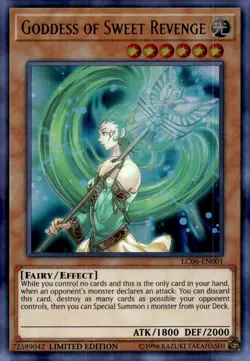 Yu-Gi-Oh! Goddess of Sweet Revenge Limited Ed. LC06-EN001 Ultra Rare NM/LP x1 - Image 1