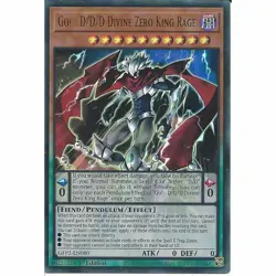Go! - D/D/D Divine Zero King Rage GFP2-EN080 1st Edition Ultra Rare :YuGiOh Card - Image 1