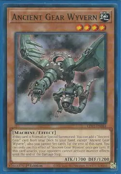 Yugioh - Ancient Gear Wyvern - 1st Edition Card - Image 1