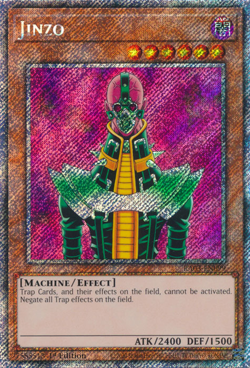 Yu-Gi-Oh! Jinzo RA03-EN099 Platinum Secret Rare - Image 1