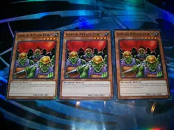 3x Goblin Attack Force Unlimited Edition Common LDK2-ENJ11 Yu-Gi-Oh! - Image 1