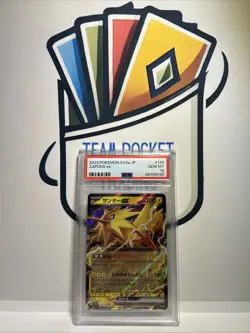 Zapdos ex PSA 10 GEM MINT 145/165 SV2a Pokemon 151 Japanese Holo Card - Image 2