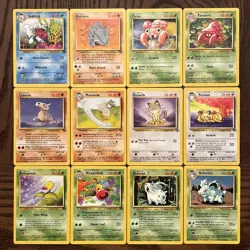 Pokemon Base Set Jungle 12 Card Lot - Image 1