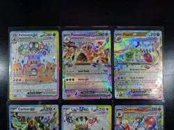 Tera Pokemon Ultra Rare ONLY Rainbow Borders Lot of 9 NM Cards - Image 2