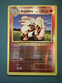 Pokemon TCG Arcanine XY Evolutions Reverse Holo Rare Card 18/108 - Image 1