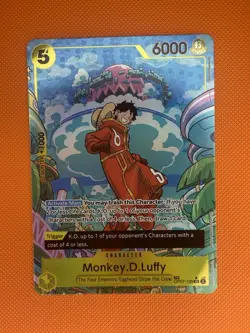 OP07-109 Monkey.D.Luffy OP08 Treasure Rare One Piece TCG English Card - Image 1