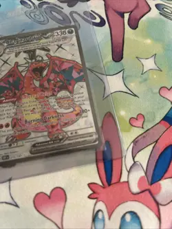 Pokemon TCG Charizard EX Sv03: Obsidian Flames Holo Ultra Rare Card 215/197 - Image 3
