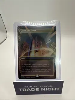 Foil Secret Lair Command Tower 1989 x1 Magic Cards MTG Spider-Man - Image 1