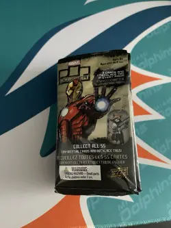 Marvel Dossier Upper Deck Trading Cards 2016 - 10 Packs/3 Cards & 1 Necklace - Image 1