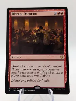 Magic the Gathering | Disrupt Decorum | Non Foil | NM/LP - Image 1