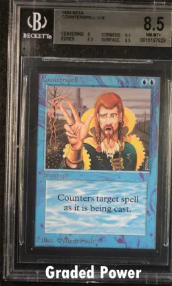 Beta Counterspell BGS 8.5 (7628) Magic MTG - Image 1