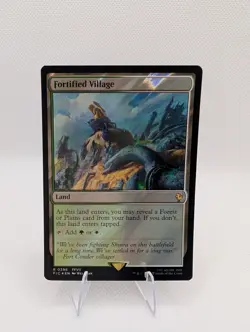 Fortified Village (Surge Foil) Commander: Final Fantasy Foil - Image 1