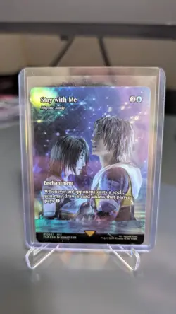 Stay with Me - Rhystic Study (Showcase) Final Fantasy: Through the Ages Foil. - Image 1