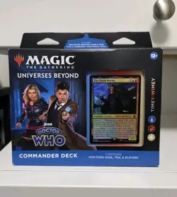 Magic The Gathering Universes Beyond Timey-Wimey Doctor Who Commander Deck NEW - Image 1