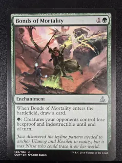 Bonds of Mortality #128 (NM) Oath of the Gatewatch OGW Magic MTG - Image 1