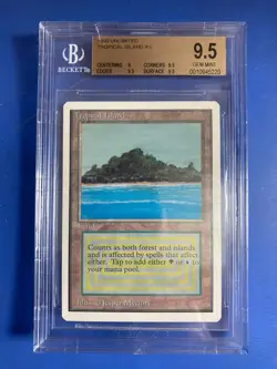 1993 MTG BGS 9.5 Unlimited Tropical Island Dual Land - Image 1