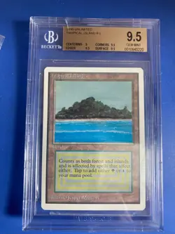 1993 MTG BGS 9.5 Unlimited Tropical Island Dual Land - Image 3