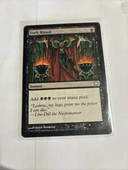 MTG Magic the Gathering Dark Ritual (120/383) Ice Age LP - Image 1
